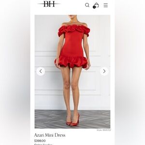 NWT Black Halo Azari Mini Dress Size 12